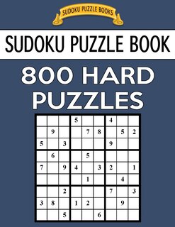 Couverture_Sudoku Puzzle Book, 800 HARD Puzzles