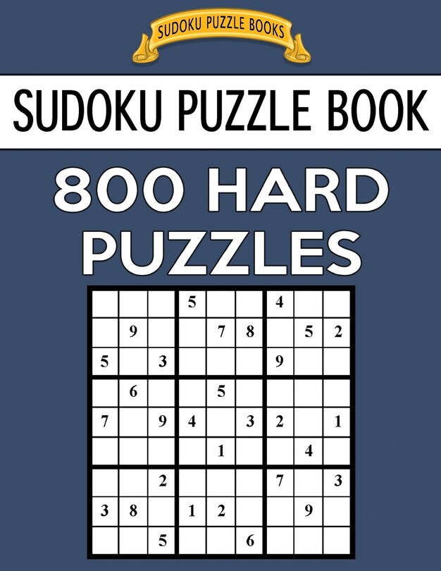 Couverture_Sudoku Puzzle Book, 800 HARD Puzzles
