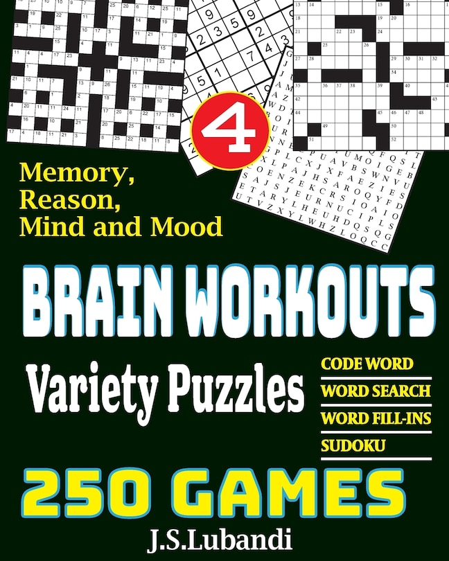Couverture_BRAIN WORKOUTS Variety Puzzles 4