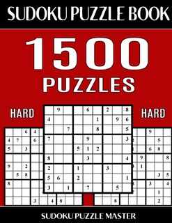 Front cover_Sudoku Puzzle Master Book, 1,500 Hard Puzzles
