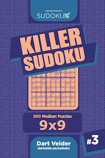 Couverture_Killer Sudoku - 200 Medium Puzzles 9x9 (Volume 3)
