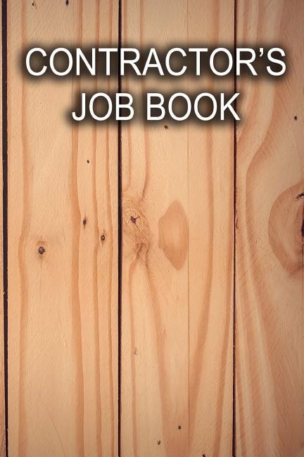 Front cover_Contractor's Job Book