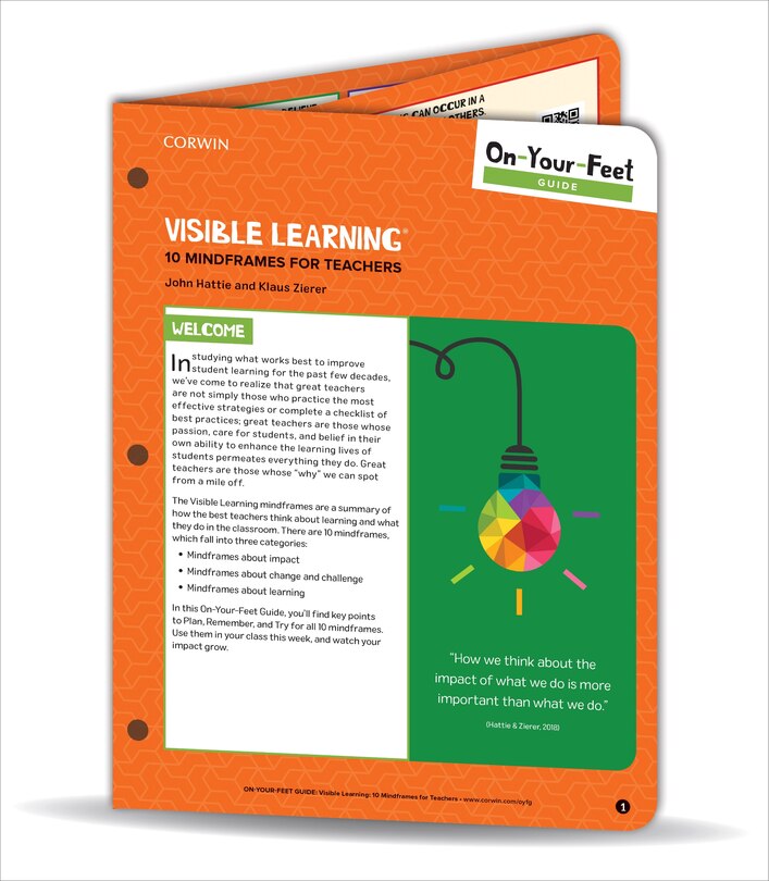 Couverture_On-Your-Feet Guide: Visible Learning