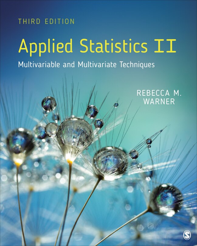 Front cover_APPLIED STATISTICS II MULTIVARIABLE AND MULTIVARIATE TECHNIQ