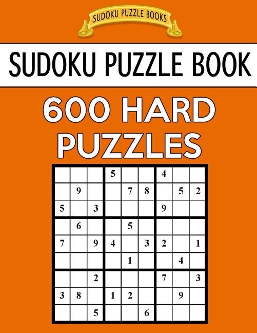 Couverture_Sudoku Puzzle Book, 600 HARD Puzzles