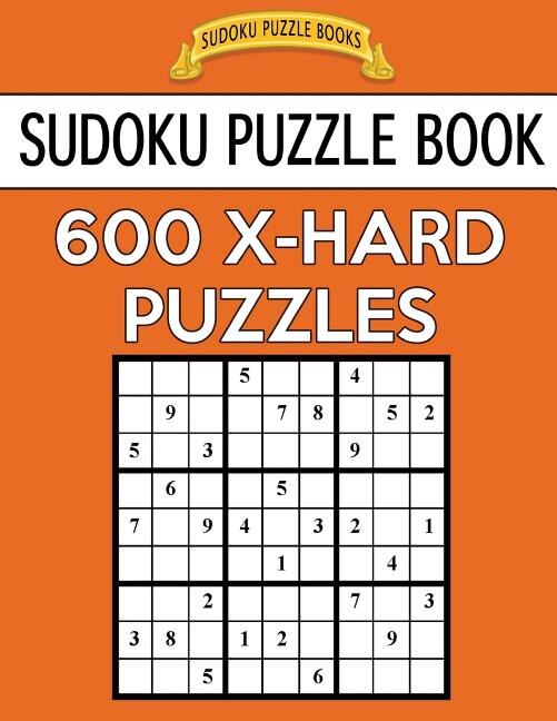 Couverture_Sudoku Puzzle Book, 600 EXTRA HARD Puzzles