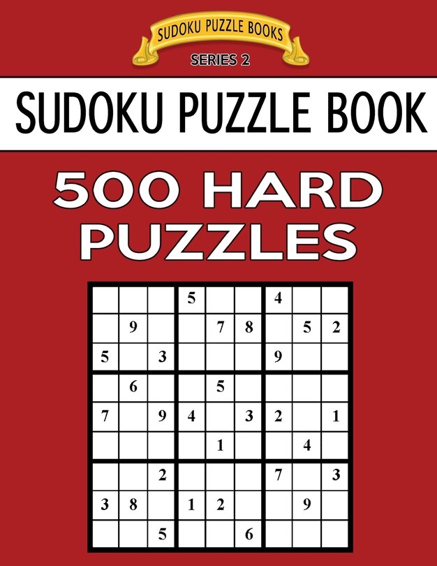 Couverture_Sudoku Puzzle Book, 500 HARD Puzzles