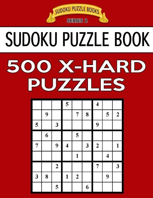 Couverture_Sudoku Puzzle Book, 500 EXTRA HARD Puzzles