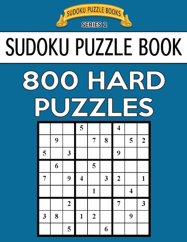 Couverture_Sudoku Puzzle Book, 800 HARD Puzzles