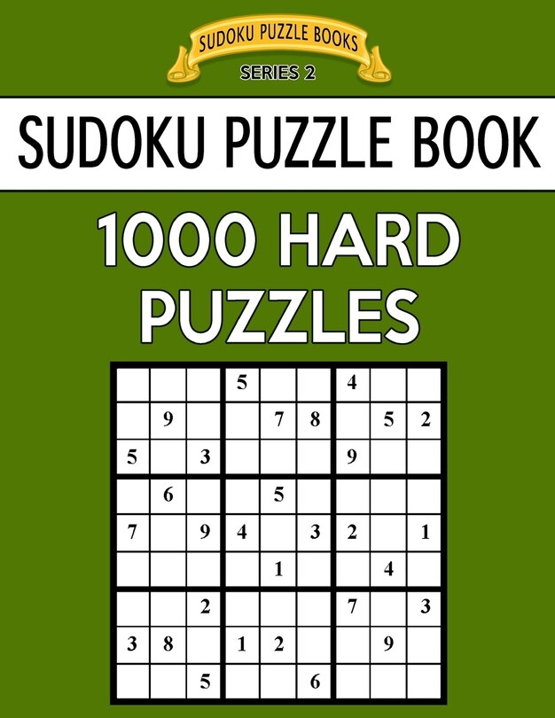 Couverture_Sudoku Puzzle Book, 1,000 HARD Puzzles