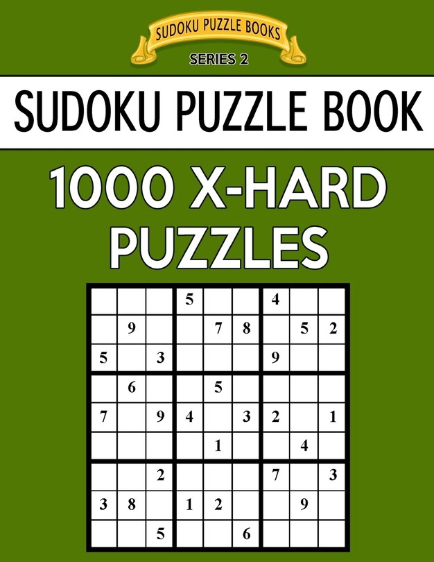 Couverture_Sudoku Puzzle Book, 1,000 EXTRA HARD Puzzles