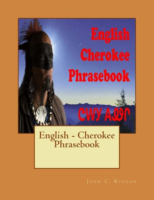 Front cover_English - Cherokee Phrasebook