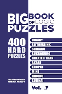 Couverture_Big Book Of Logic Puzzles - 400 Hard Puzzles