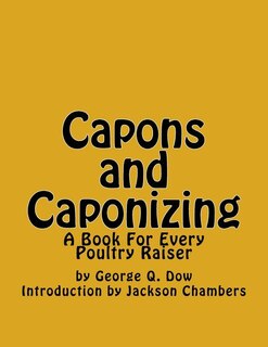 Front cover_Capons and Caponizing