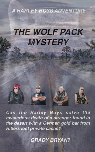 The Wolfpack Mystery: A body is found on the Indian Reservation of the San Andres Mountains with a German Swastika marked gold bar. The Harley Boys are asked for their assistance in opening up an age old mystery that has been unsolved for over fifty years