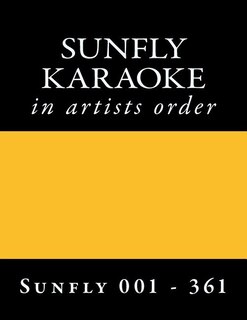 Front cover_SUNFLY KARAOKE discs sf 001 - sf 361