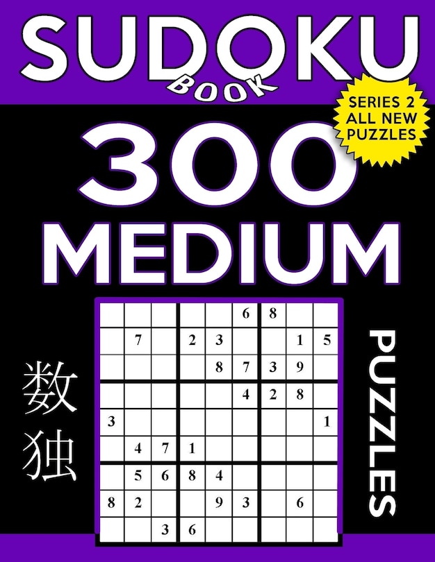 Couverture_Sudoku Book 300 Medium Puzzles