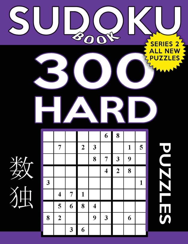 Couverture_Sudoku Book 300 Hard Puzzles