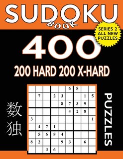 Front cover_Sudoku Book 400 Puzzles, 200 Hard and 200 Extra Hard