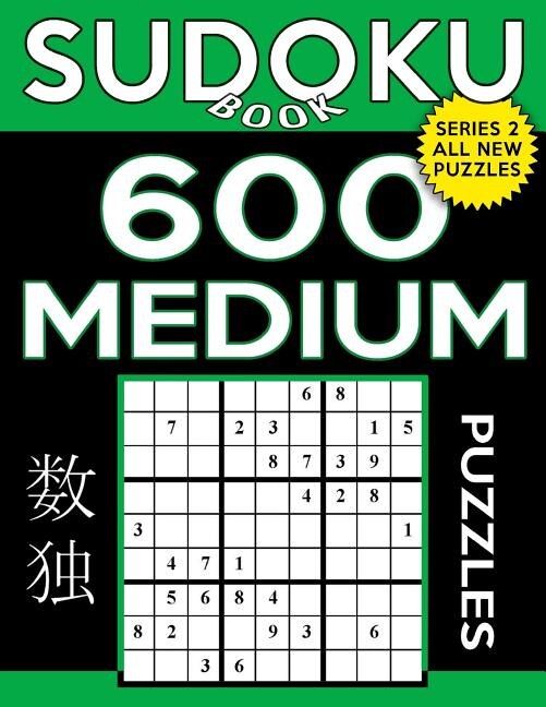 Couverture_Sudoku Book 600 Medium Puzzles