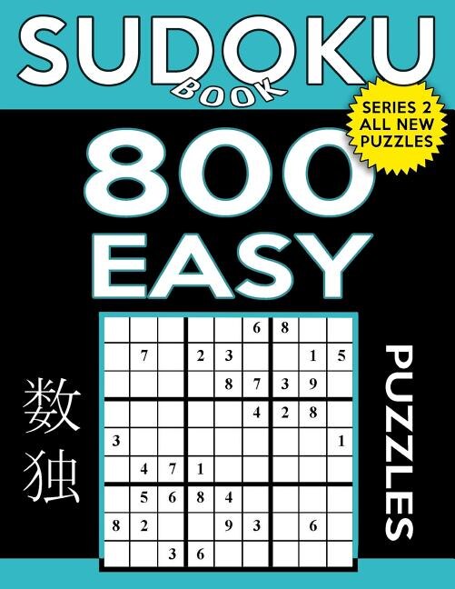 Couverture_Sudoku Book 800 Easy Puzzles