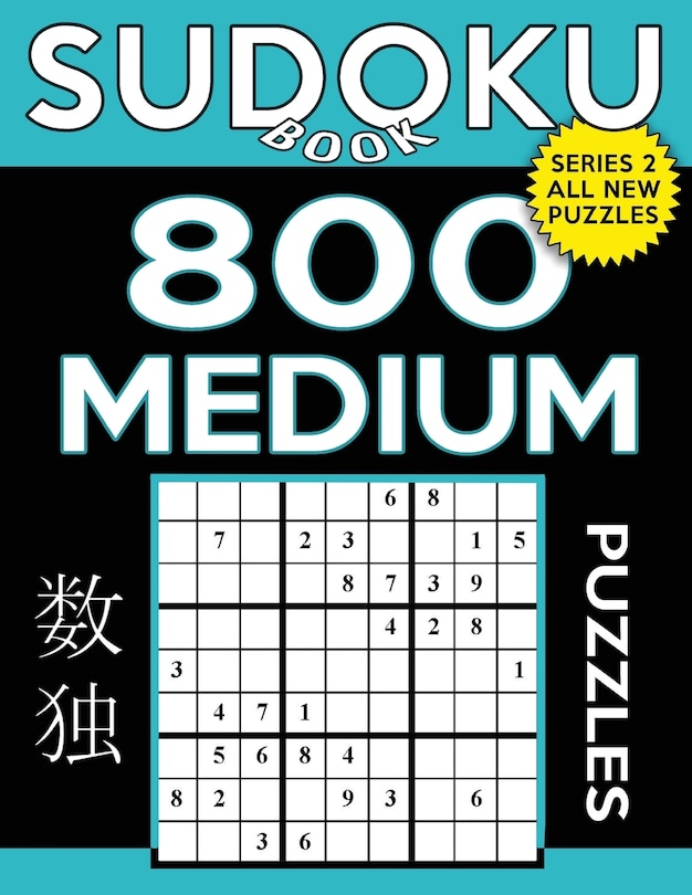 Couverture_Sudoku Book 800 Medium Puzzles