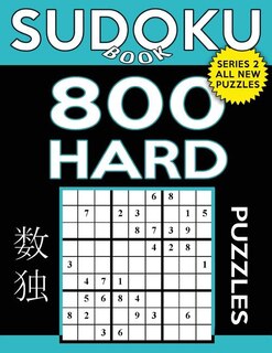 Front cover_Sudoku Book 800 Hard Puzzles