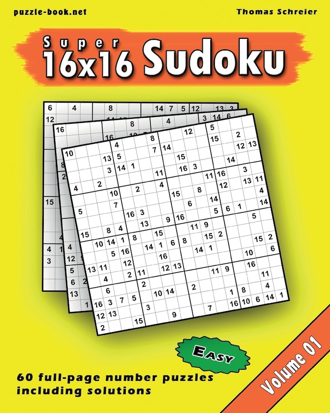 Front cover_16x16 Super Sudoku