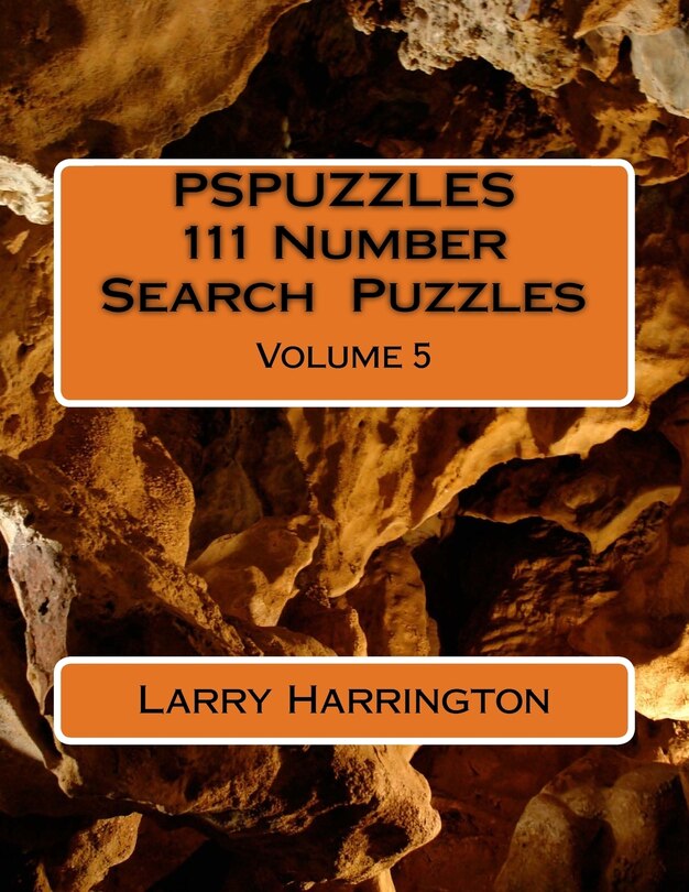 Front cover_PSPUZZLES 111 Number Search Puzzles Volume 5