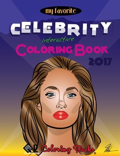 Front cover_My Favorite Celebrity Interactive Coloring Book