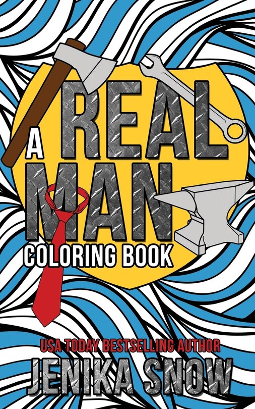Front cover_A Real Man Coloring Book