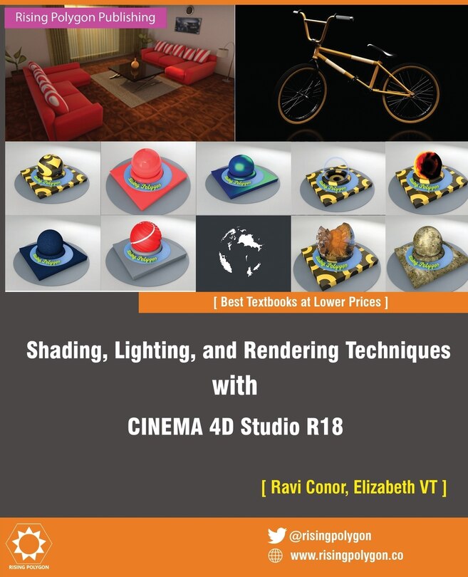 Front cover_Shading, Lighting, and Rendering Techniques with Cinema 4D Studio R18