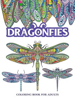 Front cover_Dragonflies Coloring Book for Adults