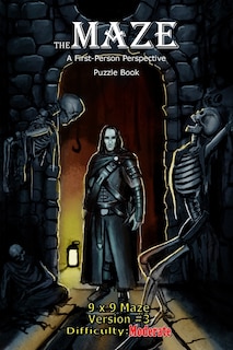 The Maze: A First-Person Perspective Puzzle Book Moderate 9x9 Version #3