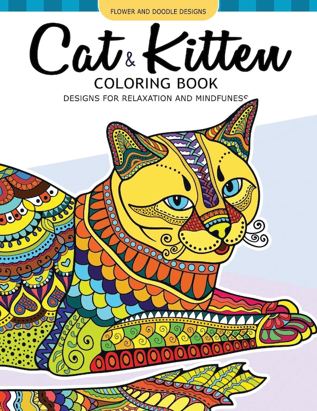 Front cover_Cat and Kitten Coloring Book