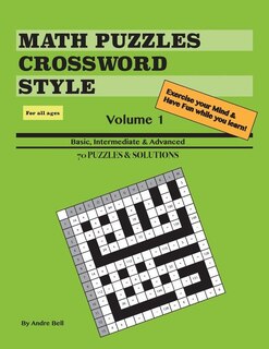 Front cover_Math Puzzles Crossword Style Vol 1