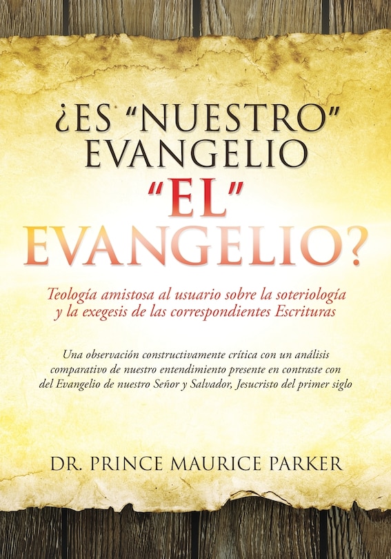 Couverture_¿Es Nuestro Evangelio El Evangelio?