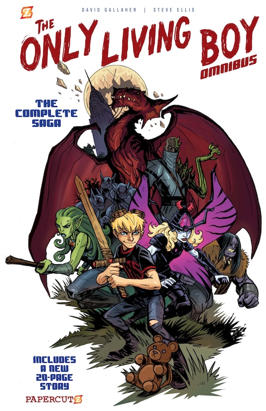 Front cover_The Only Living Boy Omnibus