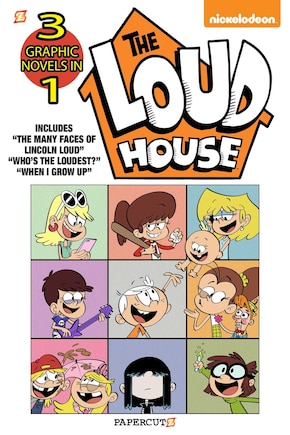 The Loud House 3-in-1 #4: The Many Faces Of Lincoln Loud, Who's The Loudest? And The Case Of The Stolen Drawers