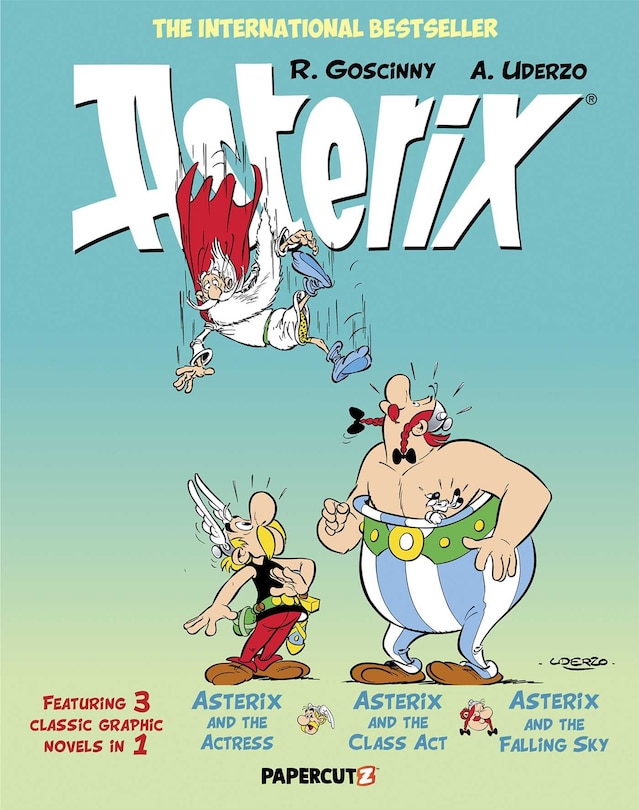 Asterix Omnibus Vol. 11: Collecting Asterix and the Actress,  Asterix and the Class Act, and Asterix and the Falling Sky