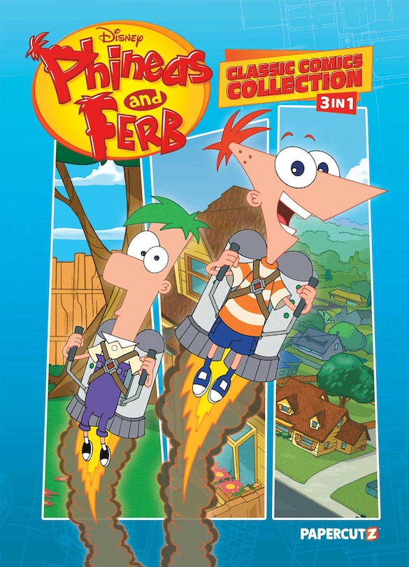 Front cover_Phineas and Ferb Classic Comics Collection 3 in 1 Vol. 1