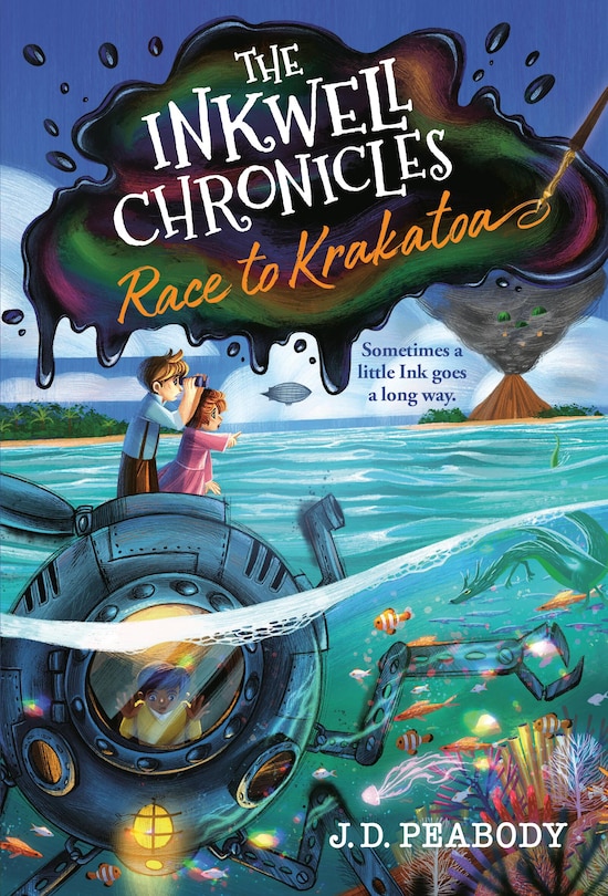 Front cover_The Inkwell Chronicles: Race to Krakatoa, Book 2