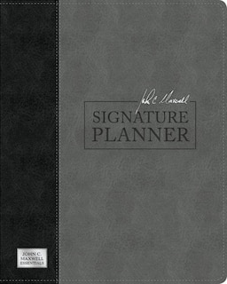 Couverture_John C. Maxwell Signature Planner (gray/black Leatherluxe®)