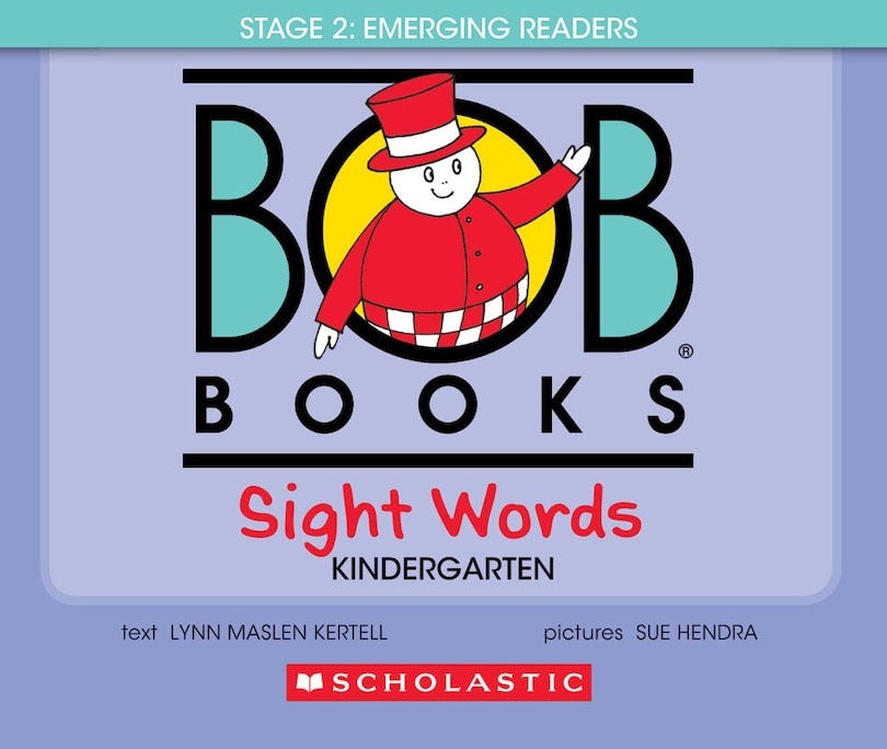 Front cover_Bob Books - Sight Words Kindergarten Hardcover Bind-Up | Phonics, Ages 4 and up, Kindergarten (Stage 2: Emerging Reader)
