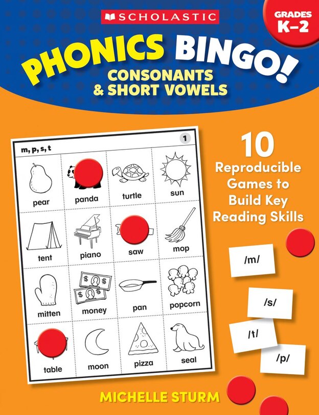 Front cover_Phonics Bingo: Consonants & Short Vowels