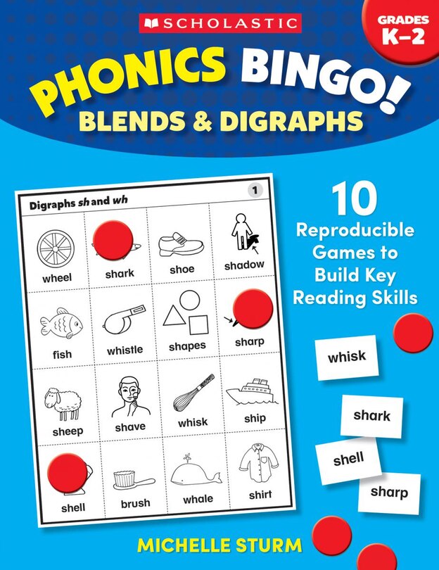 Front cover_Phonics Bingo: Blends & Digraphs