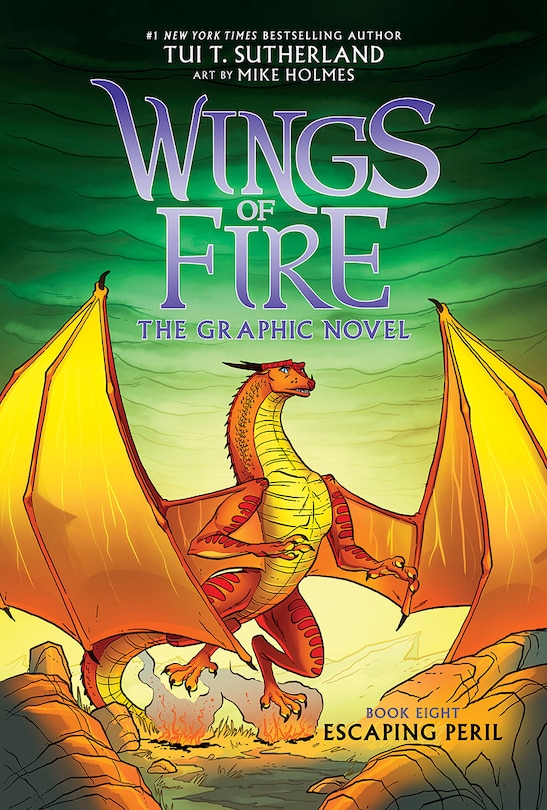 Front cover_Escaping Peril: A Graphic Novel (Wings of Fire Graphic Novel #8)
