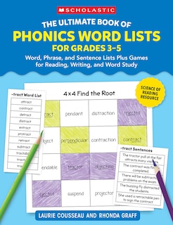 Front cover_The Ultimate Book of Phonics Word Lists: Grades 3-5