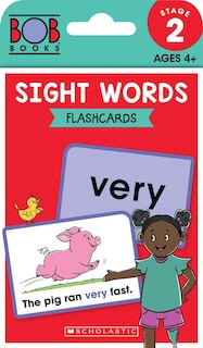 Front cover_Bob Books - Sight Words Flashcards | Phonics, Ages 4 and up, Kindergarten (Stage 2: Emerging Reader)