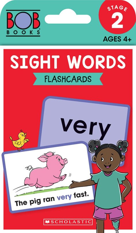 Front cover_Bob Books - Sight Words Flashcards | Phonics, Ages 4 and up, Kindergarten (Stage 2: Emerging Reader)